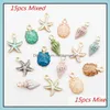 Encantos Jóias Concha Componentes 1 Pacote 1,6-2cm MTI-Estilo Pequeno BK Be Beach Mar Natural Shell Conch Beads Cowy Tribal Jewelly Craft AESSO