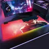 Hunter X Hunter Carpet LED Anime Mousepad RGB Rug Gloway Mouse Pad Gamer Setup Gamer Dekoration Deco Gaming PC Gamer Mouse Pad