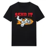 T-shirt da uomo Motocross Stampa T-shirt da uomo nera Manica corta O-Collo Grafica estiva Top Tees Camiseta Hombre Accetta abbigliamento personalizzato