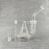 Klare konische Glas-Wasser-Bong-Rauchpfeife, Shisha-Filter, Öl-Dab-Rig-Tabak-Zubehör