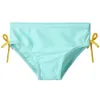Baohulu UV SPF 50+ Solskydd Swimwear Kids Cyan Långärmade Tjejer Två Pieces Set Baddräkter Bikini Baddräkt