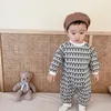 Baby Knitting Tute Maglioni Autunno 2021 Bambini Boutique Abbigliamento 0-2T Neonato Toddlers Body Stile di moda
