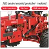 City Classic Red Old Tractor Car Technical Building Blocks DIY Walking Tractor Truck Bricks Educational Toys for Children Q0624