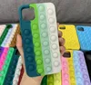 Custodia Fidget Custodie per telefoni con decompressione 3D uniche per Iphone 13 12 Pro Max 11 XR XS X 10 8 7 Plus Custodia morbida in gomma siliconica per cellulare Moda Cover posteriore in gel Pelle 2021