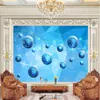 壁紙のモダンな3D壁紙リビングルームのボール技術のための壁紙ミニマリストテレビソファーの背景の壁紙ホーマーの装飾
