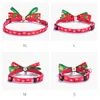 Bowknot Bell Série de Natal Animais de Estimação Colares Cat Colar Pet Products Plus Size