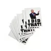 Feest ik deed die auto -stickers waterdichte Joe Biden grappige sticker Diy Reflective Decals Poster Cars laptop brandstoftank decoratie