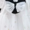 Sommer Baby Mädchen Kleidung Nette Kurzarm Kleid für Kleinkind Mädchen Kleidung Säuglings Baby Geburtstag Party Kleider 0-2 jahre Q0716