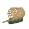 Feeder Carp Fishing Hair Rig Ganci Set Esche da esterno Gabbia Basket Tackle Accessori Strumenti 30-80g 07
