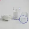 200 x 15 ml 30 ml 50 ml Clear Frost Airless Pump Bottle Contenitori per lozione facili da trasportare per articoli da viaggio qty