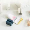 Set di accessori per il bagno Spremiagrumi per dentifricio in plastica per la casa Dispenser facile Portarotolo Fornitura per il bagno Accessori per la pulizia dei denti Creme Dent