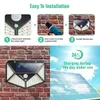 Libot 100led Sunlight Outdoor Oświetlenie Słoneczne Wodoodporna Lampa bezpieczeństwa dla Ogrodu