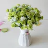 Decorative Flowers & Wreaths 15 Heads / 1 Packet Silk Tea Roses Bride Bouquet For Christmas Home Wedding Year Decoration Fake Plants Artific