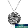 Celtique Lotus Mandala Pendentif Porte-clés Protection Religieuse Amulette Porte-clés Porte-clés pour Femmes Hommes Vintage Yoga Bijoux Cadeaux