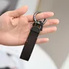 Padrão de couro Keychain Decor Buckle Amantes Carro Chaveiro Handmade Chaveiros Para As Mulheres Homens Bag Acessórios Pingente