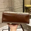 Women Brown G Totes Handbags Prosings Long Strap Crossbody Bags Basy Designer Brand Top Custom Luxury Brand Bag Bag Leather Crossbody