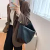 HOCODO 2021 New Fashion Pu Women Handbags Large Capacity Ladi Shoulder Bag Solid Color Female Tote Bags Quality Shopping BagD5N1