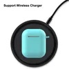 Soft Silicone Case for Apple Airpods 2 Bluetooth Earphones Charging Box Shockproof Protector Cover with Keychain Support Wireless Charger