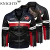 Men's Autumn And Winter Coat Leather Jacket Motorcycle Style Male Racing Car Casual Jackets for Men Warm Overcoat L-3Xl 211009
