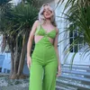 Damen-Badebekleidung, Kleid am Strand, vertuschen, Tunika, 2021, Sommer, für Frauen, offen, hohe Taille, aushöhlen, sexy Schnitt, Schultergurt, Overall, Druck