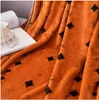 Print Letter Blankets Home Sofa Bed Sheet Cover Flannel Warm Throw Blanket Four Seasons 150 *200cm