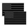 3x5 Ft All Black American Flag Poliestere 2 Occhielli in metallo durevoli US Black Flags Protezione storica Banner Decorazione per interni esterni JY0715