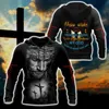 Herren Hoodies Sweatshirts Premium Christian Jesus Unisex 3D-Druck Mode Grafik Hoodie Streetwear Casual Reißverschluss Kapuzenpullover Übergroß S