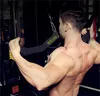 8 sztuk Zestaw Fitness Lat Pullly Pullly Cable System Załącznik T-Bar Biceps Blaster Hands Gym Pull Down Maszyna wioślarska Pasek Akcesoria