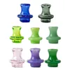 Coloré Heady Verre Carb Cap Fumeurs Accessoires Pyrex Verre Glucides Pour Quartz Banger Caps Huile Dab Rig Tabac Outil XL-SA08