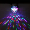 3W Full Color RGB LED Auto Rotating Stage light E27 AC85V - 265V Disco DJ Party Club Bulb for Holiday Dance Decoration lamp