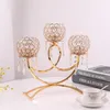 crystal tea lights candle holders