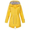 Women's Trench Coats Women's Women Raincoat Windbreaker Outdoor Camping Windproof Jacket Mountaineering Clothes Female Casual Silm