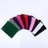 10Pcs Virgin Hair Jewelry Makeup Packaging Bag Black White Red Pink Grey Brown Blue Flannel Pouch Flannel Drawstring Gift Bags