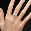 Summer Style Women Party Engagement Jewelry Oval Cut Zirconia Adjustable Ring With Yellow Crystal Stone R091 210714