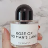 Parfym doft för kvinnor Män Rose av ingen mans land 50ml 3.3floz Edp Vaporisateur Elegant Naturlig Gary Bottle Designer Fri leverans Partihandel