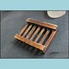 Dishes Bathroom Aessories Bath Home & Garden Vintage Wooden Plate Tray Holder Wood Soap Dish Holders Bathroon Shower Hand Washing Ship Drop