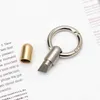 Portable Stainless Steel Unboxing Cutter Sharp Capsule Tiny Cutting Tools Key Ring Keychain Box Opener EDC Tools G1019