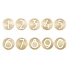 オリジナルのデザインノルディックドアサインクリエイティブシンプルな円形デジタル装飾番号その他のハードウェア