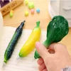 Wholesale Vegetable Fruit Ballpoint Pens Creative Cartoon gel Ballpoint Pen 16 Style