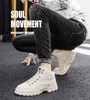 Sneakers casual alte scarpe da uomo 2021 autunno maschio Martin stivali inverno coreano