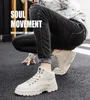 Casual sneakers high top men's shoes 2021 autumn male Martin boots Korean winter