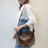 Miękka Skóra Torebka Skórzana Dla Kobiet Modna Teczka Wysokiej Jakości Cowhide Ramię Lady Duża Torba Crossbody