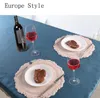 Large Round Placemats Pot Holder Mats Pads Silicone European Style Embossed Heat Insulation Table Mat for Dining Kitchen