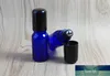 10pcs/lot 10ml Mini blue roll on bottles for essential oils -on refillable perfume bottle deodorant containers