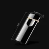 Cool Fingerprint Touch Charging Lighter For Smoking Creative Windproof Personality USB Electronic Cigarette Lighters Friend Cool Gifts