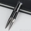 Limited Edition Space Exploration Blue Transucent Dome Black Harts Circle Cove Ballpoint Pen Classique Metal Writ Pens1766740