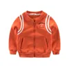 Vêtements pour enfants rayé fermeture éclair garçons manteau printemps automne coton décontracté enfants garçons veste sweat-shirt manteaux d'extérieur 90-140cm 210713