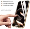 Magnetic Adsorption Cases for iPhone 15 14 13 12 Pro Max 11 XR 8 Plus Full Covered Dual Tempered Glass Phone Back Cover Case izeso