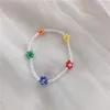 Beaded Strands PUNKI Girl Crystal Flower Ins Wind Daisy Bracelet Color Female Usual Decorative Gift Fawn22