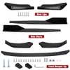 Universal Car Anteriore Paraurti Posteriore Lip Spoiler Diffusore Corpo con Gonna Laterale Splitter Per Honda Civic Sedan 4Dr 2016 2017 2018 PQY-FBL13